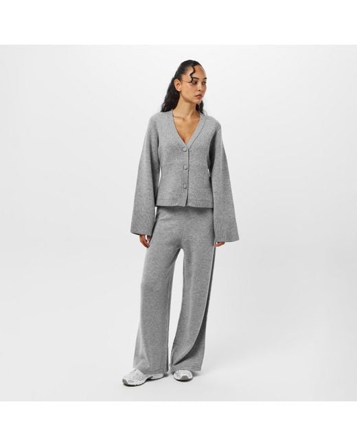 Raey Gray Wide Leg Trousers