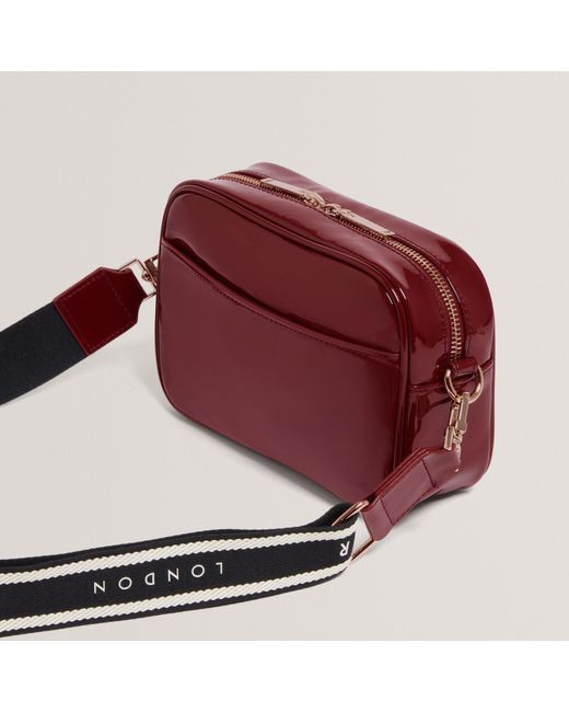 Ted Baker Red Webbing Crossbody Bag