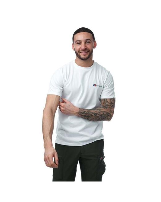 Berghaus White Snowdon T-shirt for men