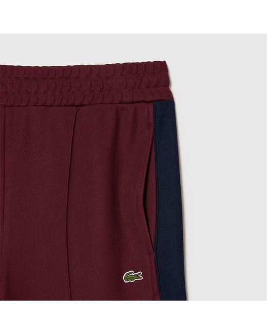 Lacoste Red Open Hem Woven Joggers