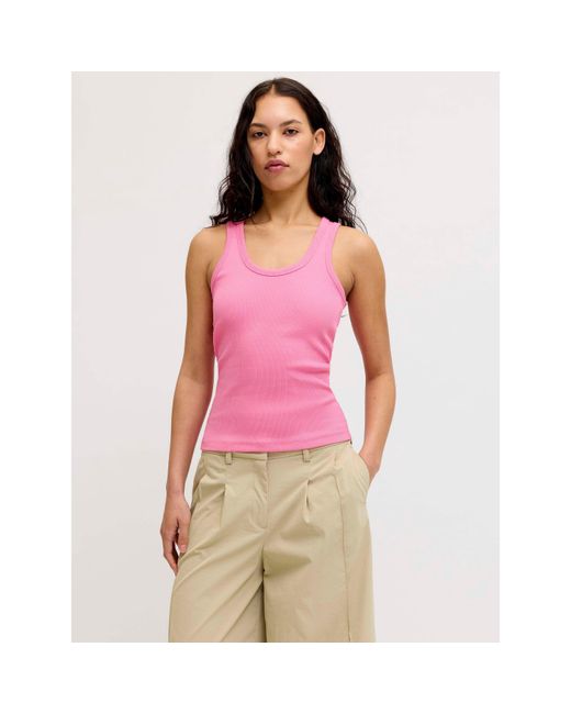 JJXX Pink Frida U-Neck Cami Top
