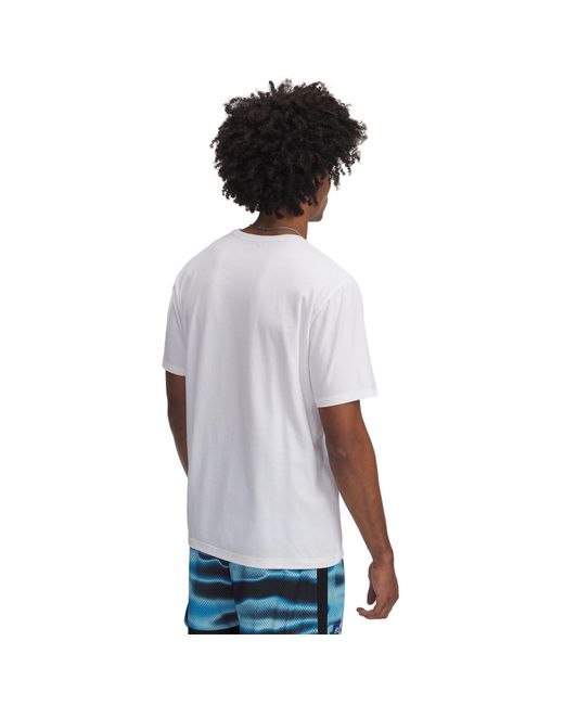 Under Armour White Curry Playable T-Shirt for men