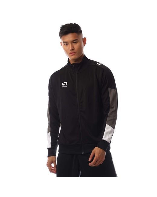 Sondico Black Tracksuit Top for men