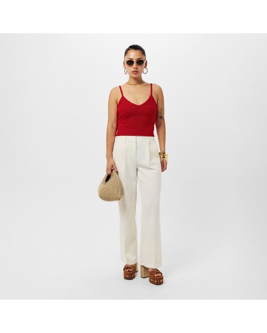 Asta Resort Red Carolina Lightweight Cami Top