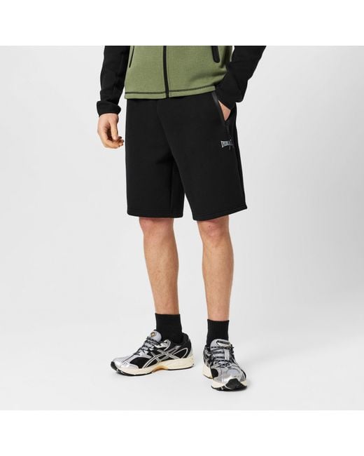 Everlast Black Tech Fleece Short for men