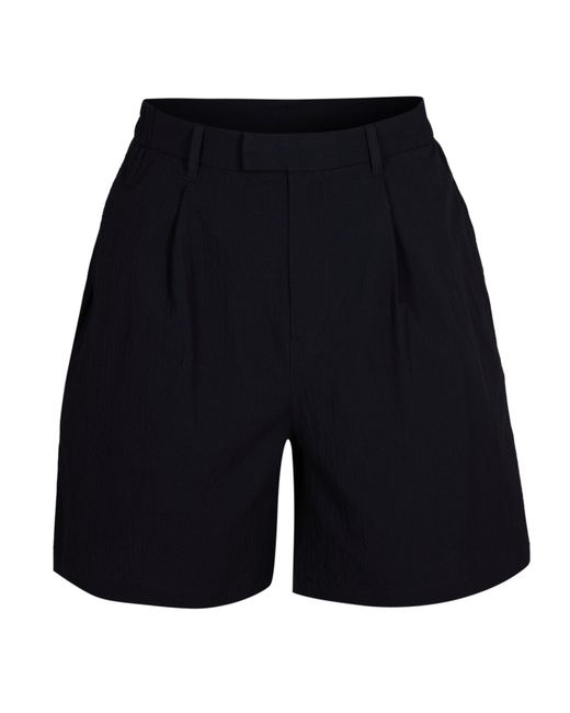 The Couture Club Black Woven Tracksuit Shorts for men