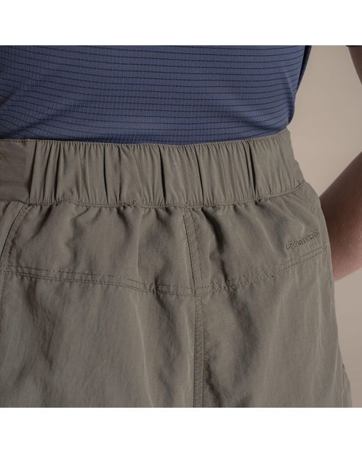 Craghoppers Gray Nosilife Medina Quick-Drying Cargo Travel Shorts