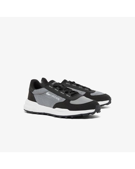 Lacoste Black Elite Actevo Runners for men