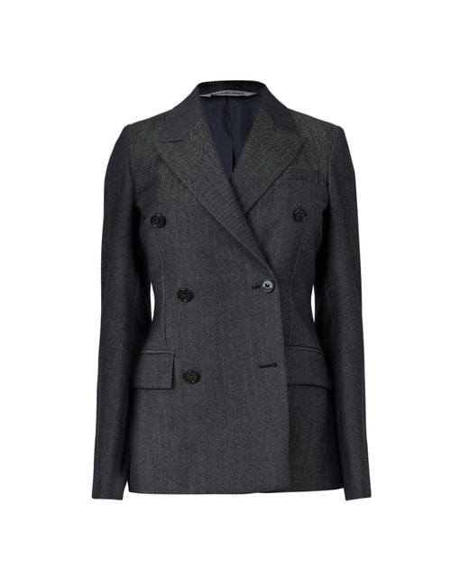 Balenciaga Black Bal Dbl Brst Blazer Ld64