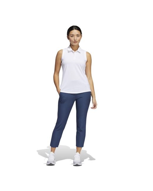 Adidas Blue Pull On Ankle Pants