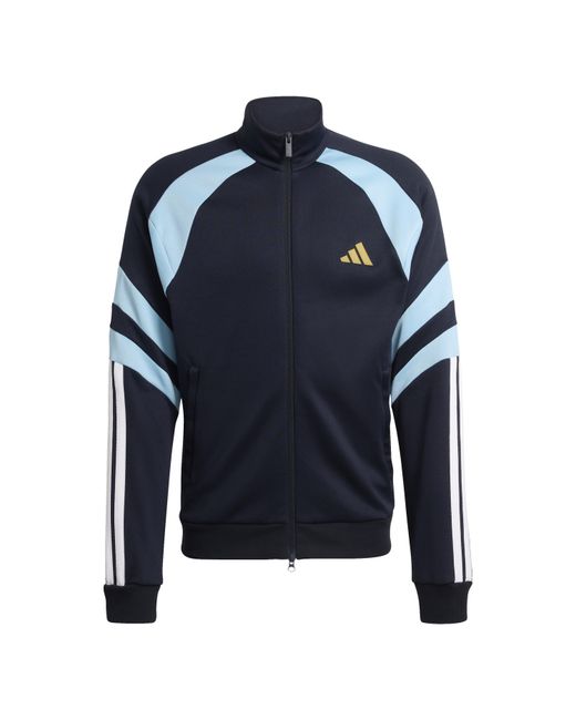Adidas Blue Hot Tracksuit Top for men