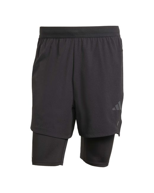 Adidas Gray Primelift 21 Performance Shorts for men