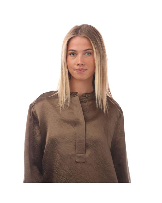 HUGO Brown Beshiny Blouse