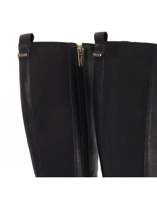 Dune Black Turner Knee High Boots