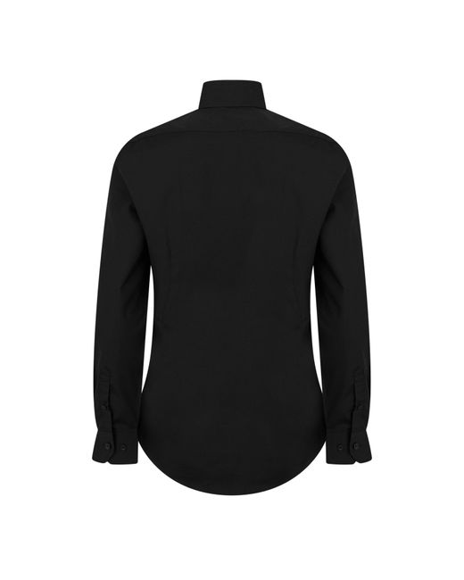 Twisted Tailor Black Apsley Slim Shirt for men