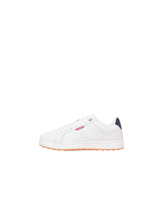 Jack & Jones White And Pu Sneaker for men