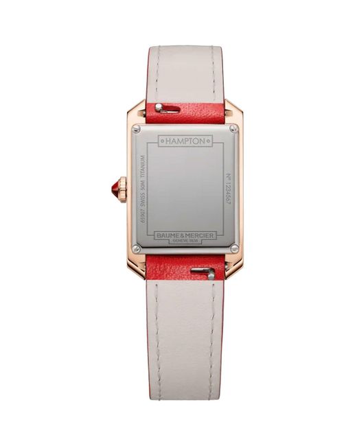 Baume & Mercier Red Hampton Wrist Watch
