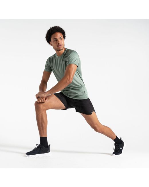 Dare 2b Black Accelerate 5 Inch Fitness Shorts for men