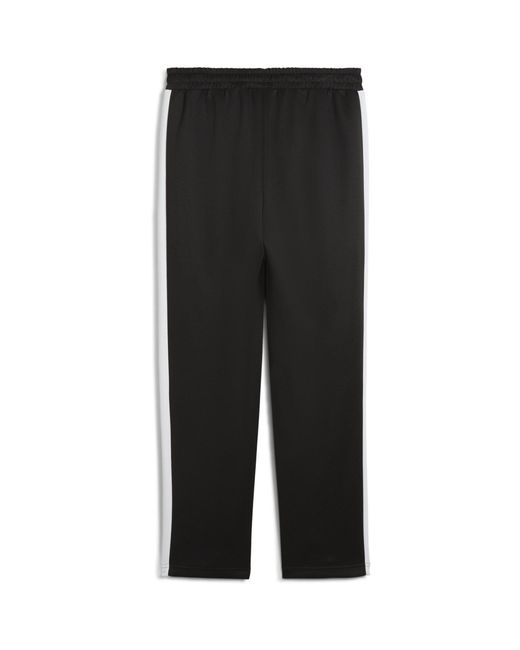 PUMA Black Always On Relaxed Straight Open Hem Woven Tracksuit Joggers for men