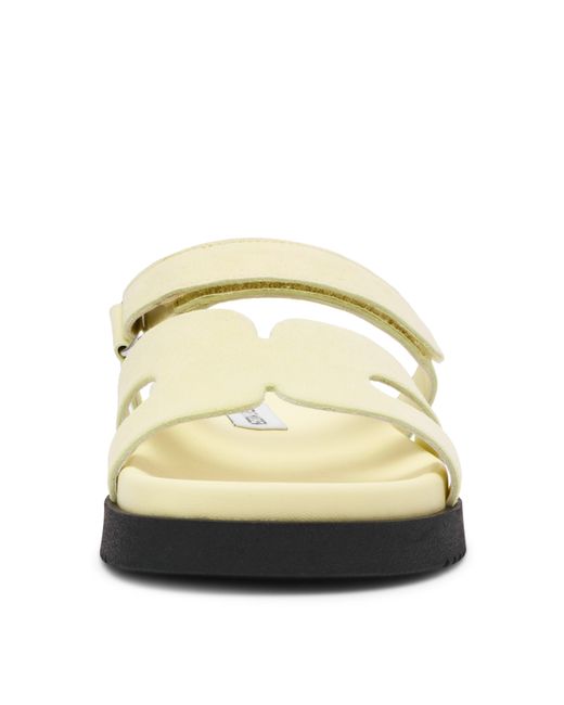 Steve Madden Yellow Missile Flat Sandals