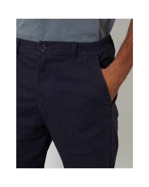 Threadbare Blue Straight Leg Trouser for men