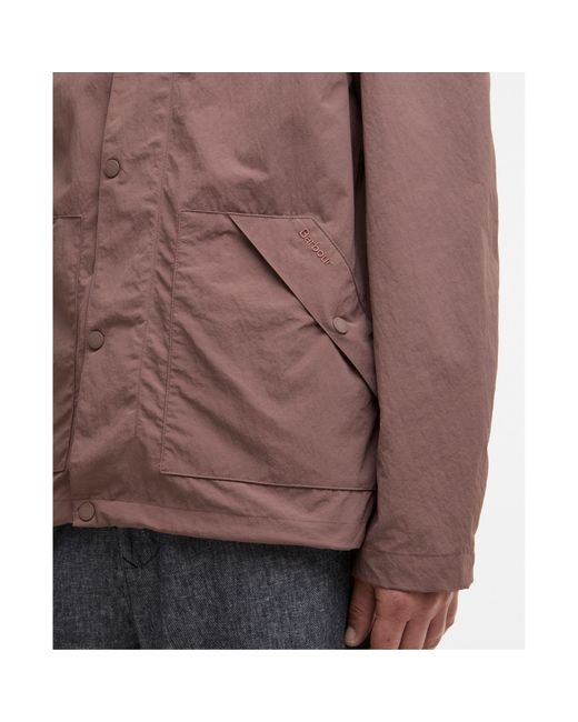 Barbour Brown Rain Anorak Jacket for men
