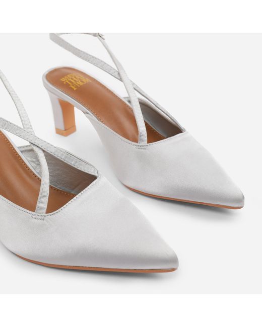 Where's That From White Flatform Sandals