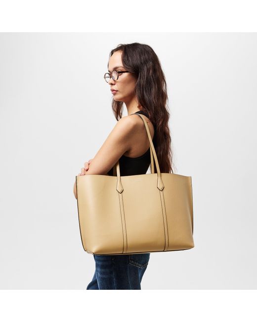 Tory Burch Natural Perry Tote Bag