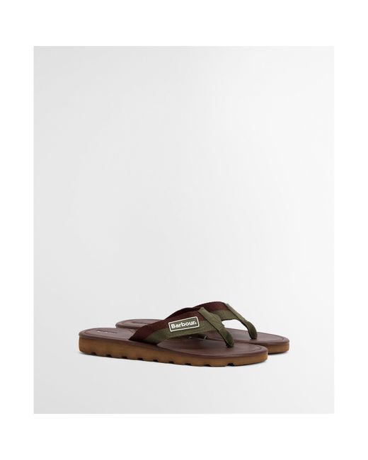 Barbour Brown Harker Sandals for men