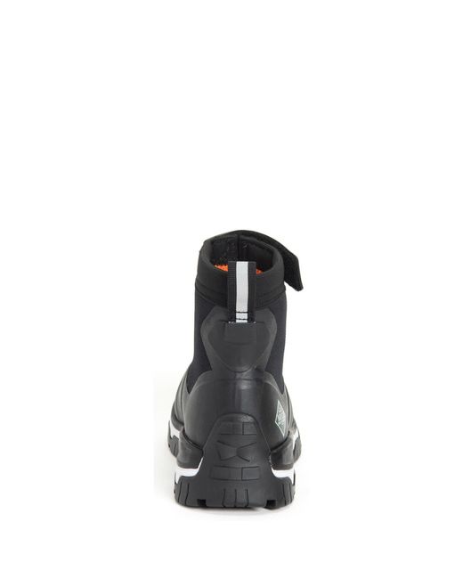 Muck Boot Black Apex Mid Zip Wellington