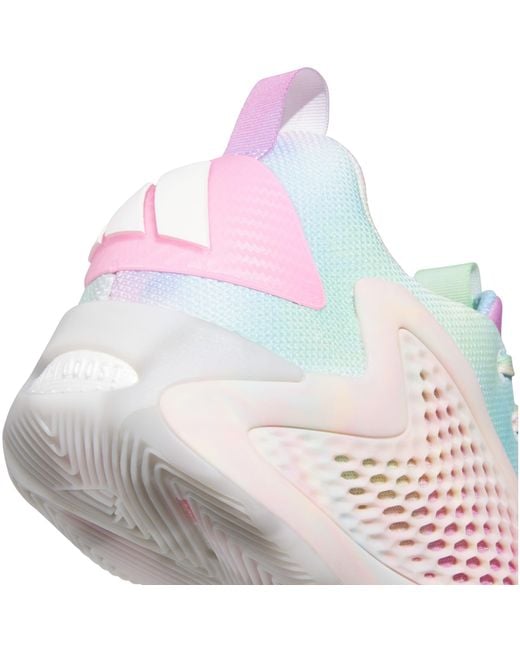 Adidas Pink Anthony Edwards 1 Basketball Shoes for men