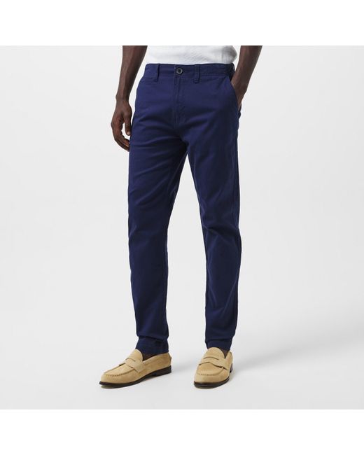 Threadbare Blue Cargo Trousers for men