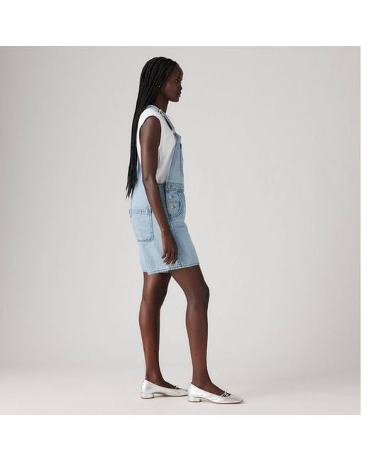 Levi's Blue Utility Summer Denim Shorts