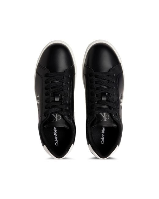 Calvin Klein Black Ckj Cupsole Low-Top Trainers for men