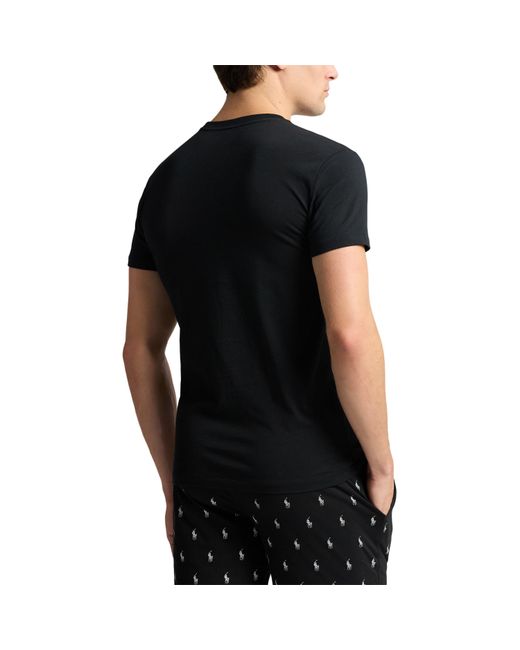 Polo Ralph Lauren Black 3-Pack T-Shirts for men
