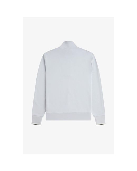Fred Perry White Fredperry Half Zip Top for men