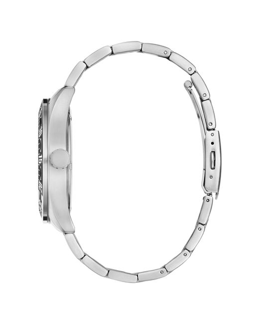 Guess Metallic Letterman Analogue Quartz Watch for men