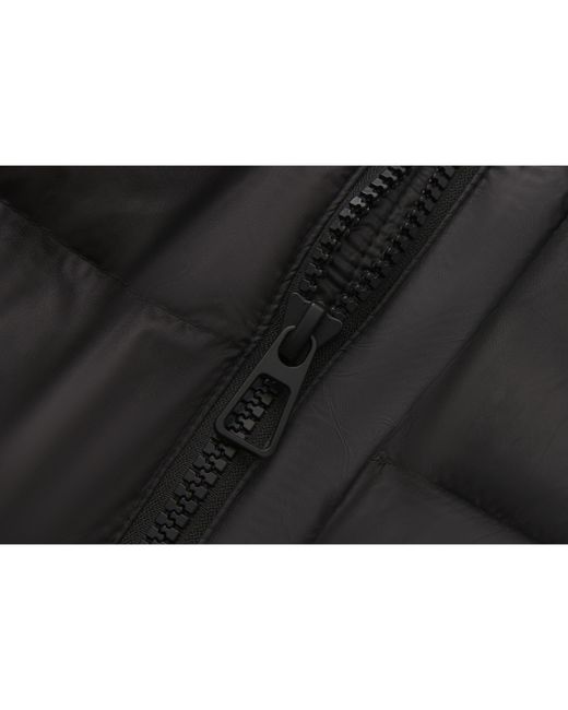 Firetrap Black Duck Down Knee Length Hooded Down Jacket