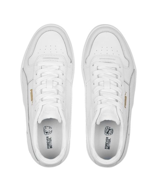 PUMA Carina Street Sneaker White-rose Mauve-feather Gray