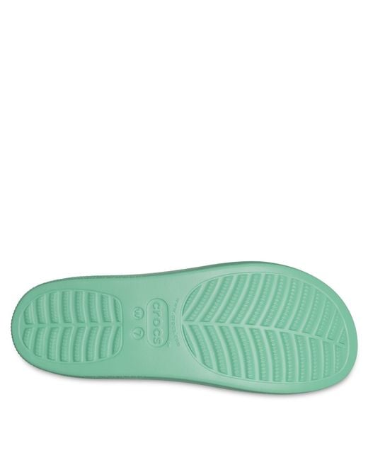 CROCSTM Green Classic Sliders