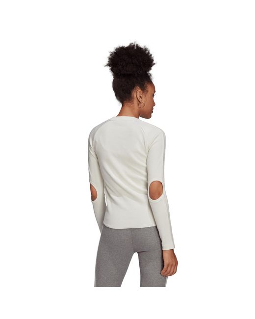 Adidas Originals Gray Waffle Long-Sleeve T-Shirt