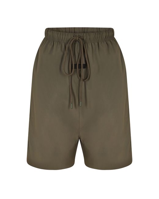 Fear Of God Green Adults Relaxed Fleece Shorts