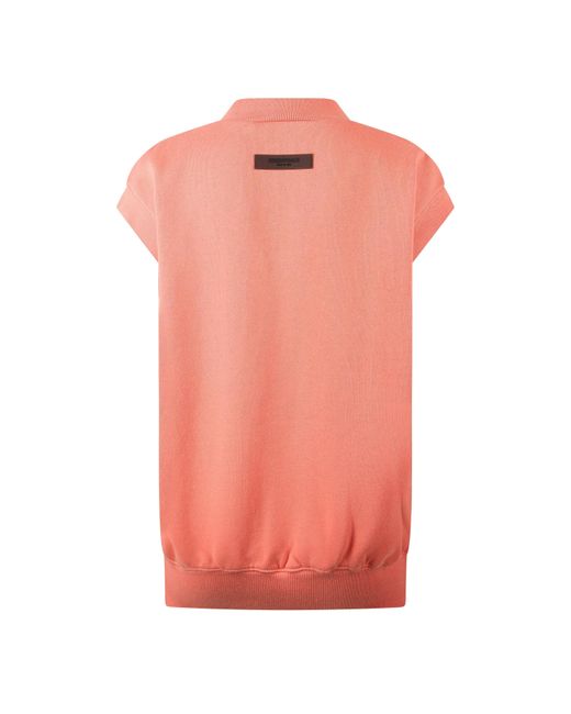 Fear Of God Pink Knitted Sweater Vest