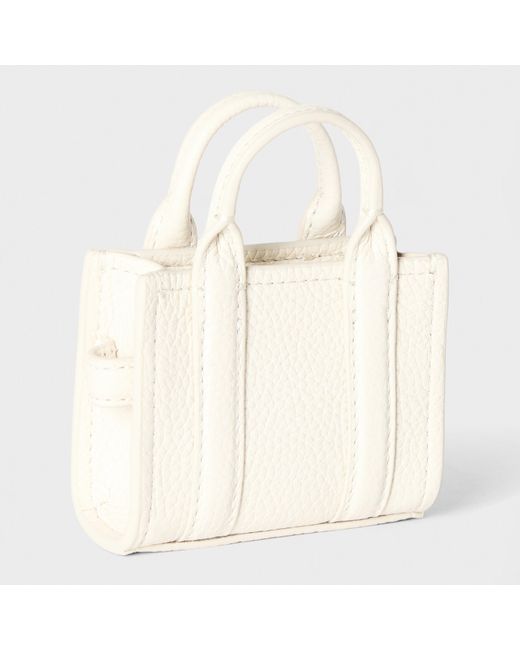 Marc Jacobs White Tote Charm Keyring