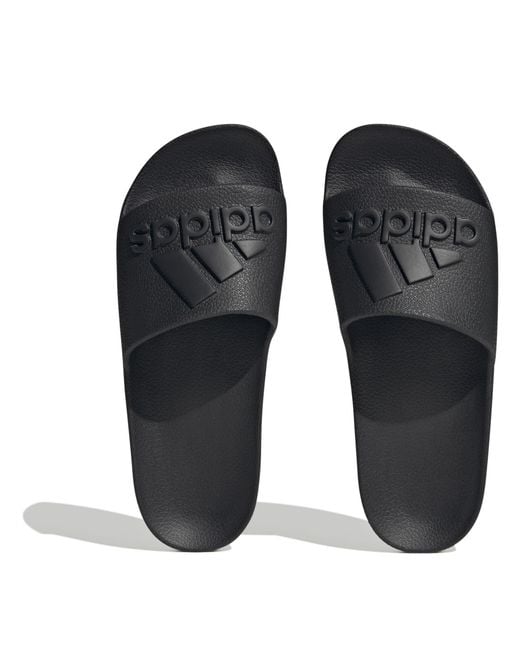 Adidas Black Adilette Aqua Slide