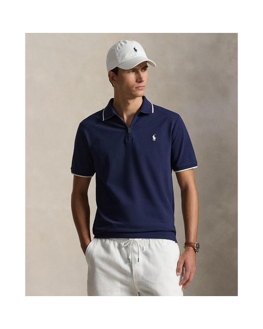 Polo Ralph Lauren Blue Short Sleeve Polo Shirt for men
