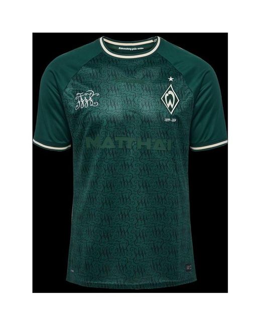 Hummel Green Bremen 125th Anniversary Fourth Shirt 2023 2024 for men