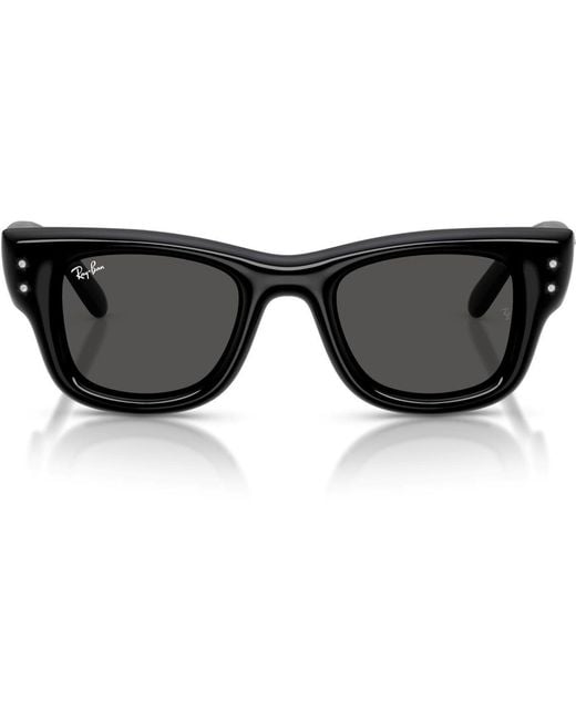 Ray-Ban Black Puffer Wayfarer Sunglasses