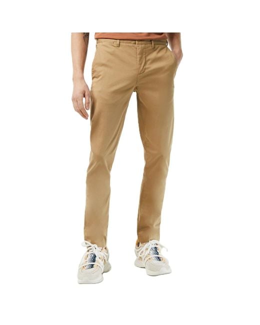 Lacoste Natural Trousers for men