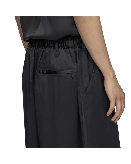 Y-3 Black Liquid Logo Shorts